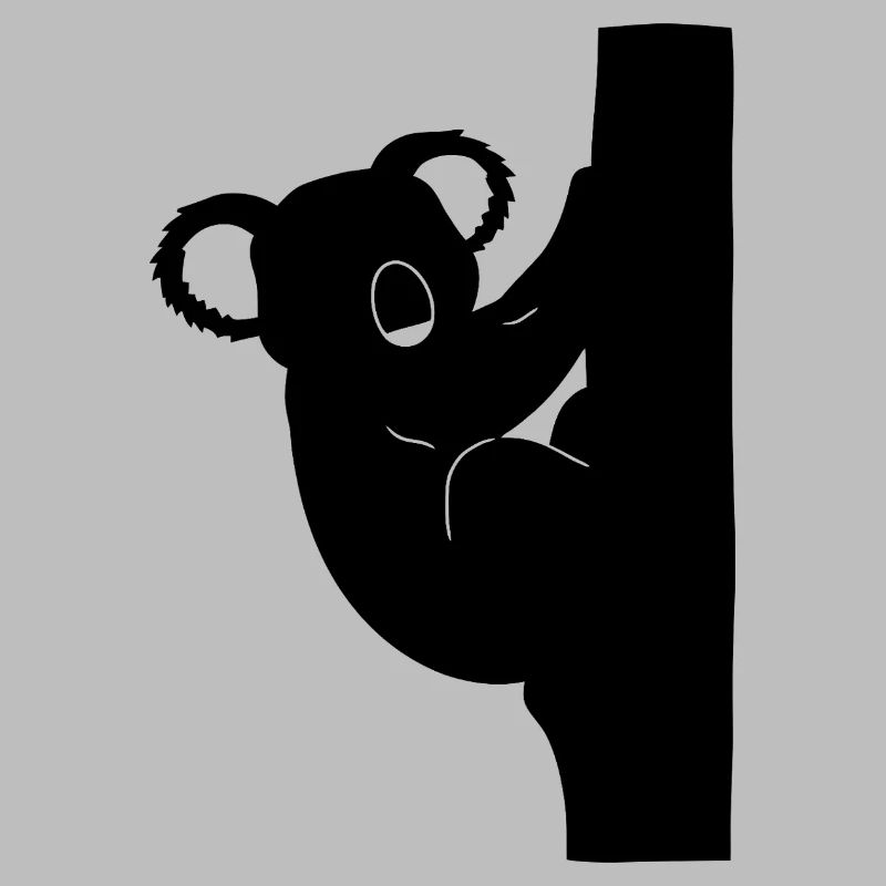 Koala Silhouette Grimpeur