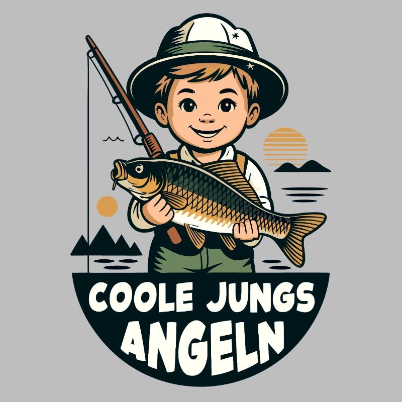 Les gars cool pêchent
