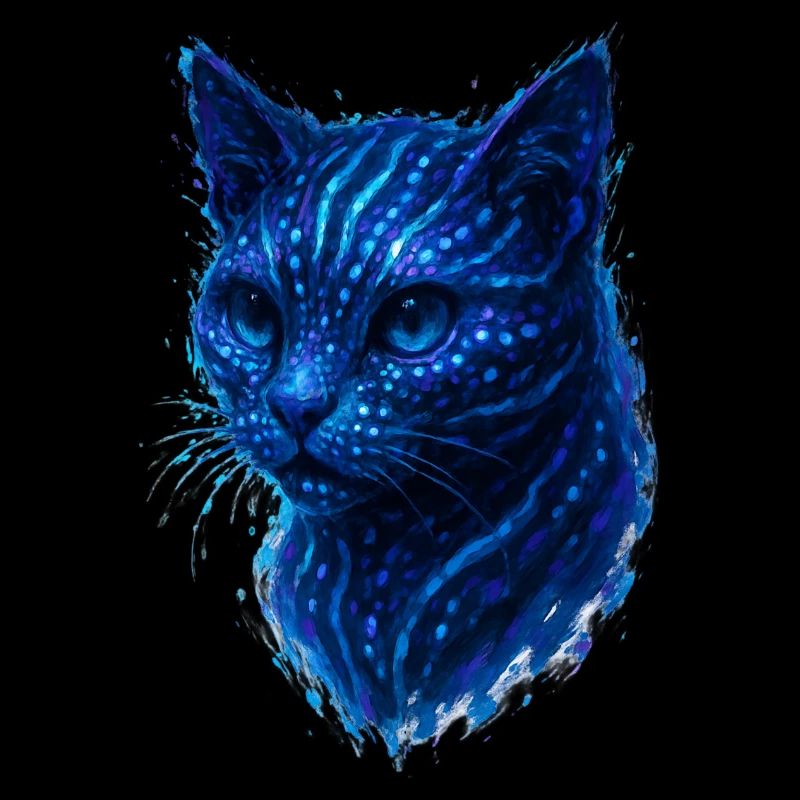 Chat Cyber Bioluminescent Neon