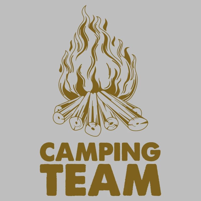 Camping Team Campfire