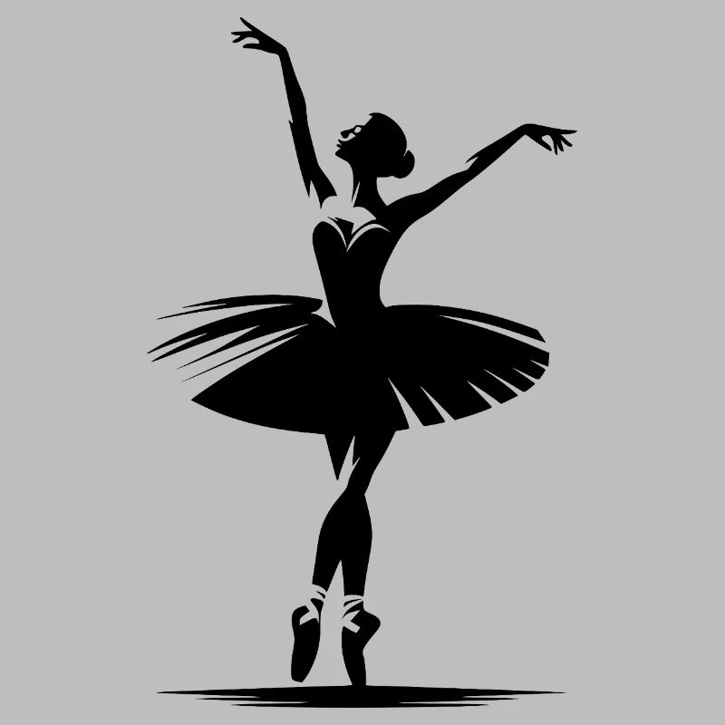 Danseuse avec élégance et pose de danse classique