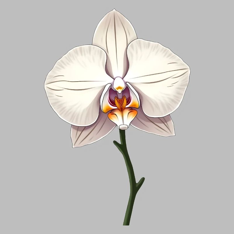 Orchidée blanche