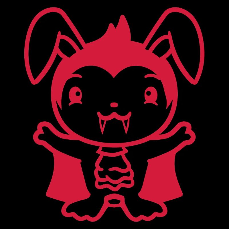 Bunny Vampire Sharp Long Teeth Halloween Costume