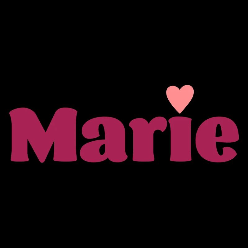 Marie mit Herz Geschenk