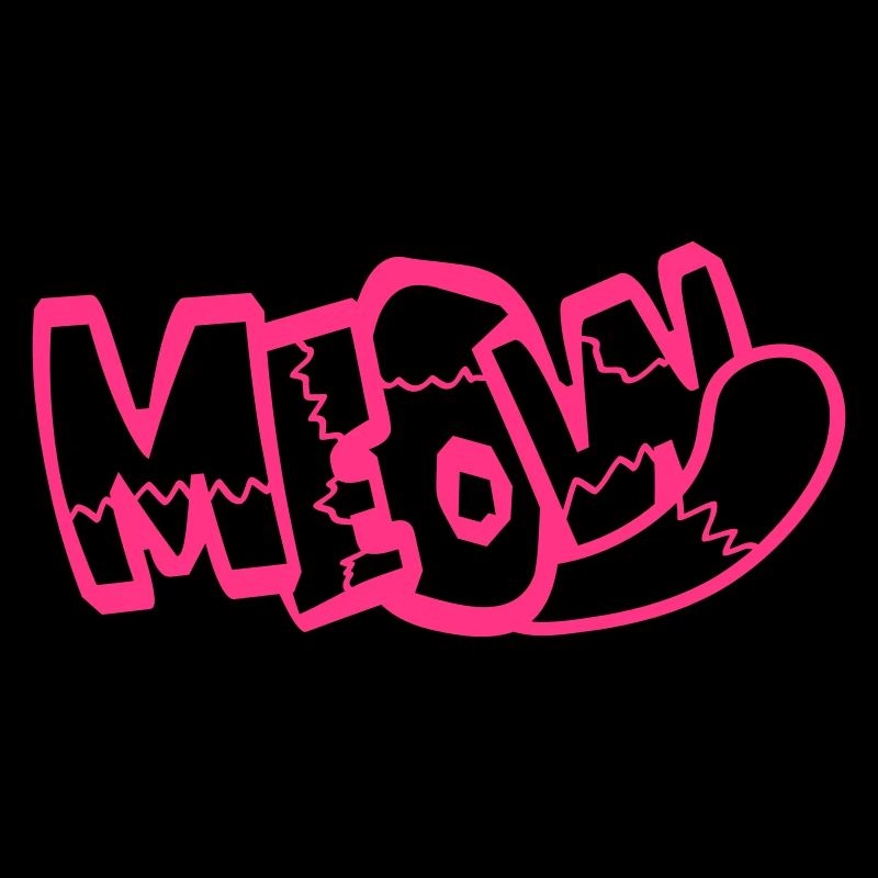Meow Cat Comic Text Meow Funny Cartoon Quote