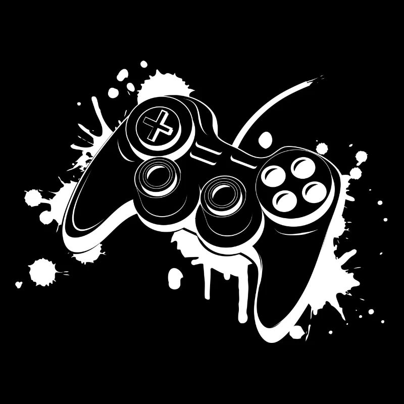 Gamepad Graffiti – stylisches Gamer Artwork