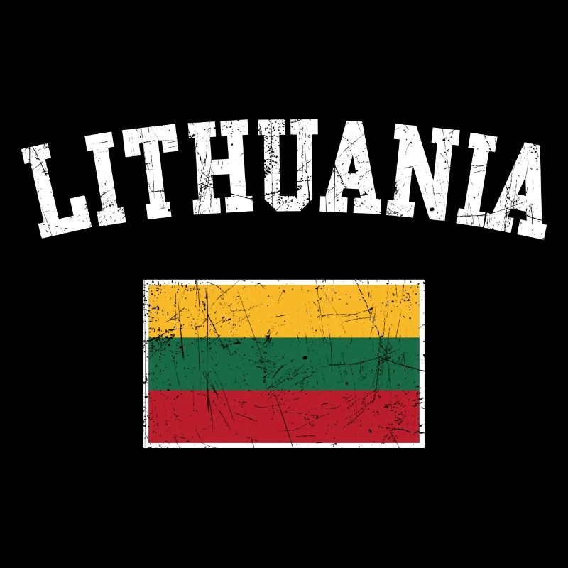 Lithuania Arc Flag Graphic