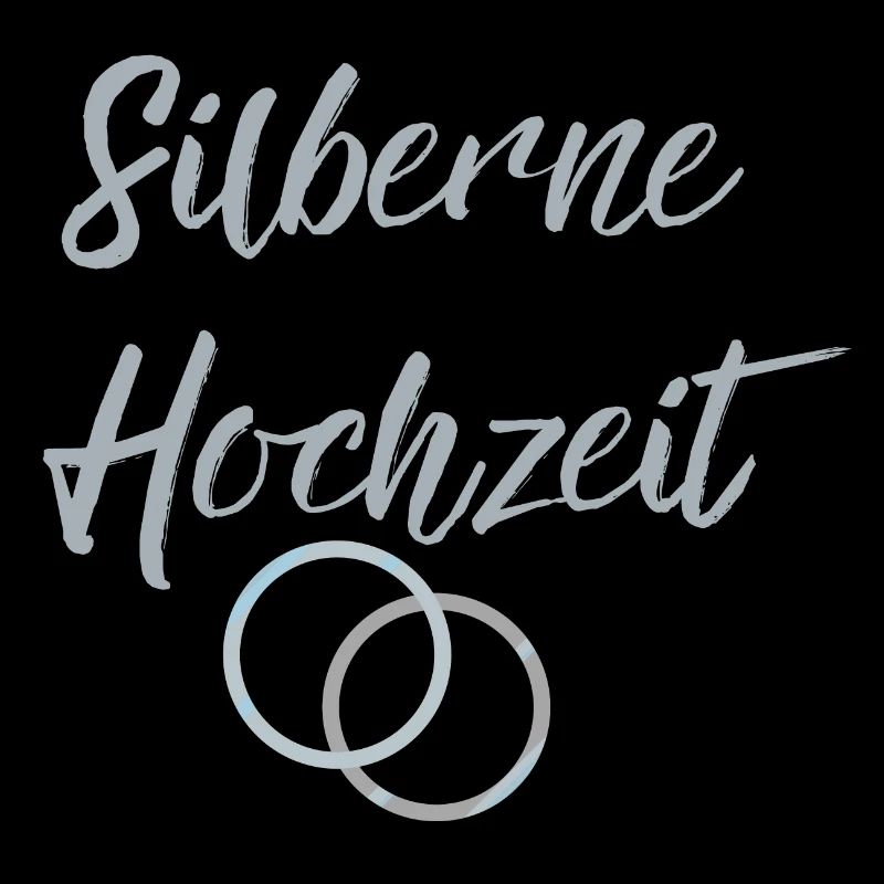 Silberne Hochzeit Eheringe silber 25 Hochzeitstag