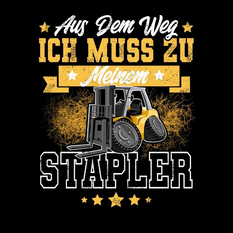 Staplerfahrer Gabelstapler Lagerist