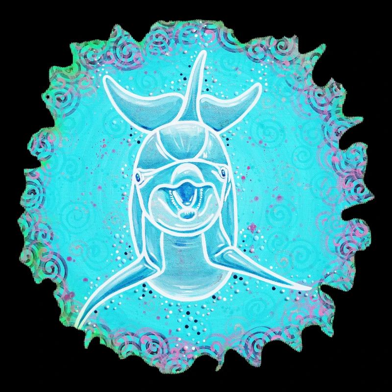 Glücklicher Delfin - Sonja Ariel von Staden