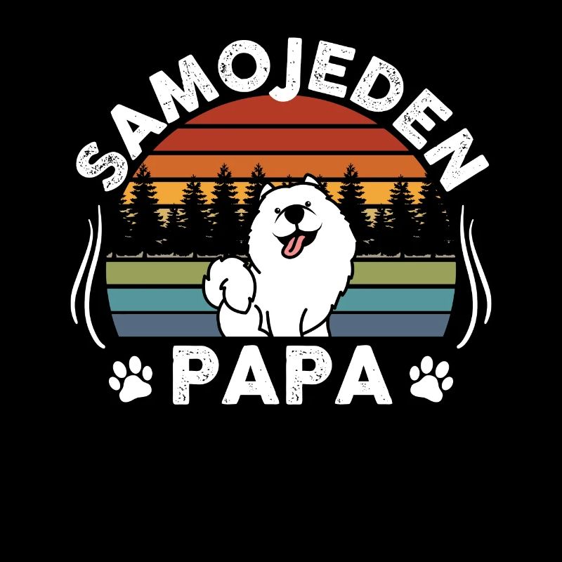 Samoyed Samoyed Papa Samoyed Dogs Gift