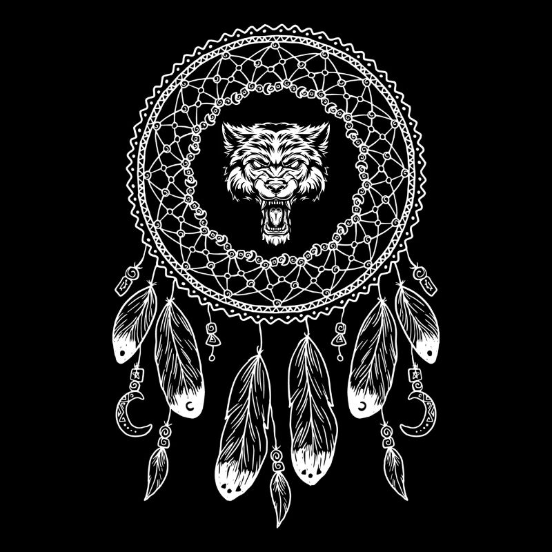 Sternzeichen Native American Wolf