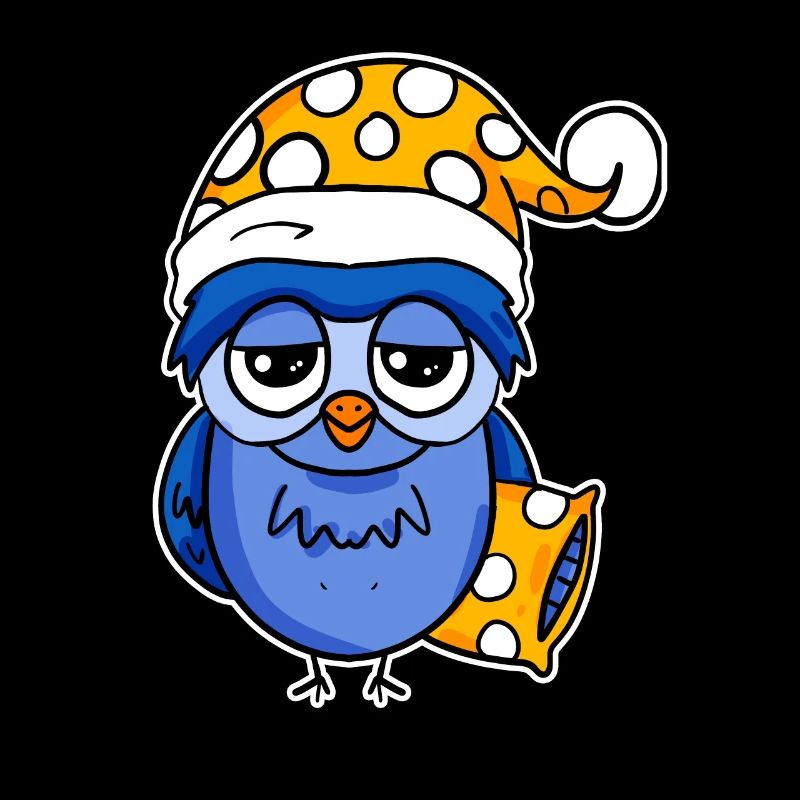 Early riser owl sleeping