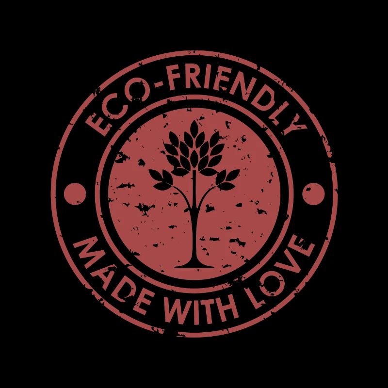 Conception d’emblème d’arbre respectueux de l’environnement