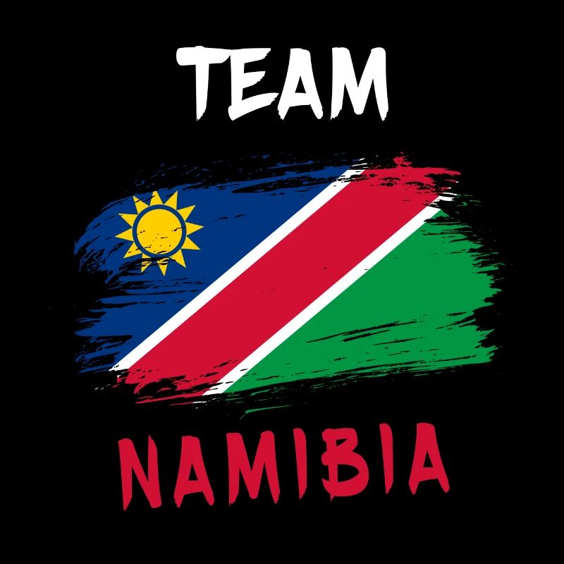Team Namibia Flaggen Design