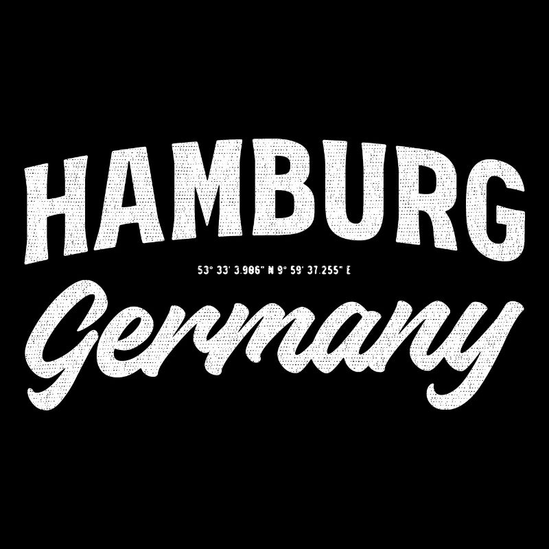 Hamburg Block & Script Emblem