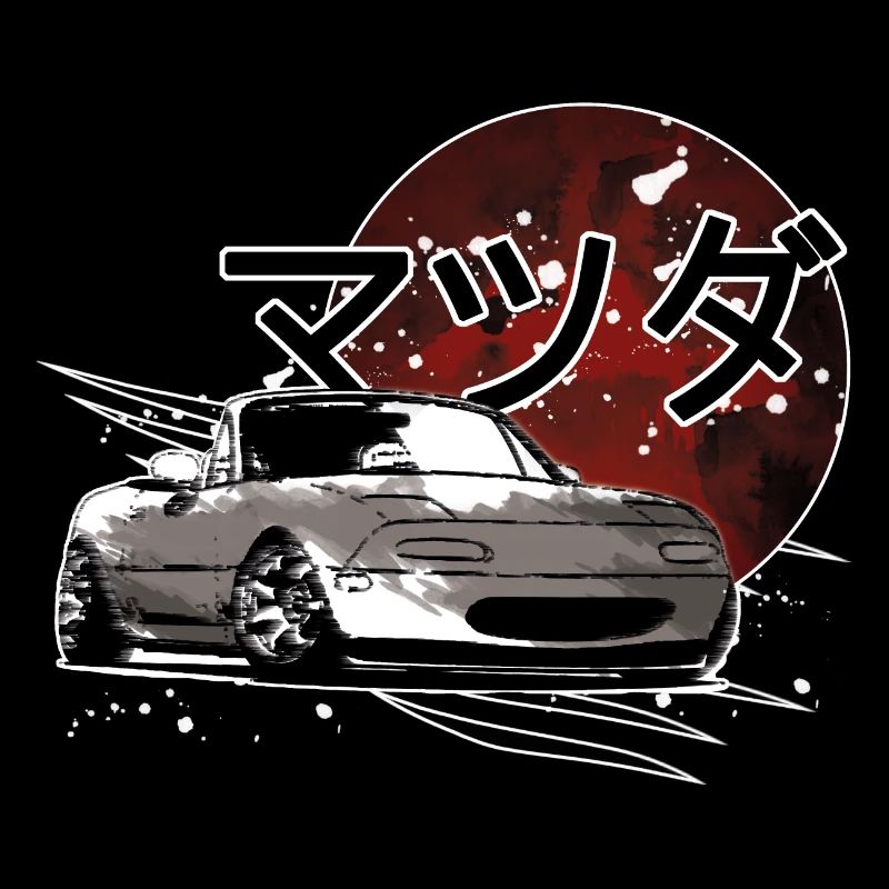 Car Mx5 Miata Japanese writing