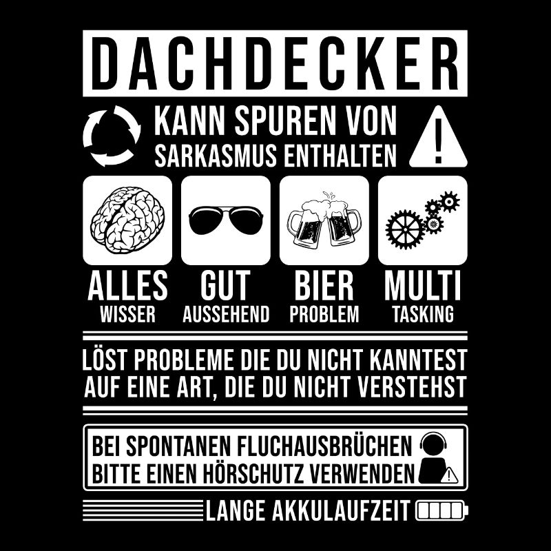 Dachdecker Sprüche Dachdecker