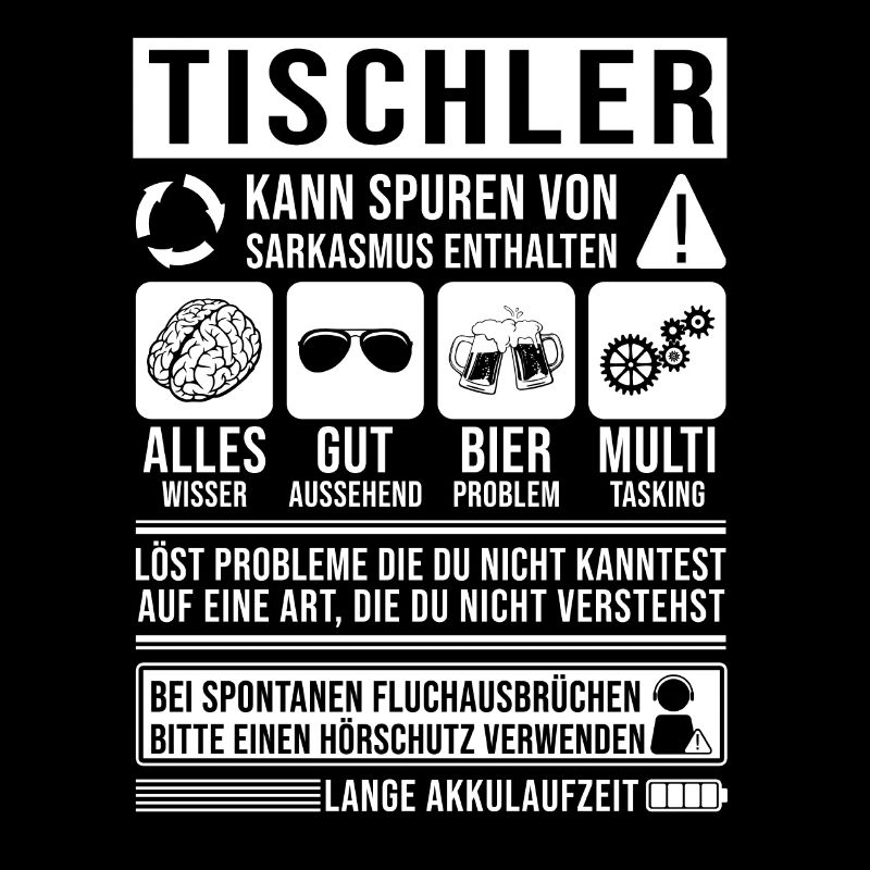 Tischler Spruch lustig