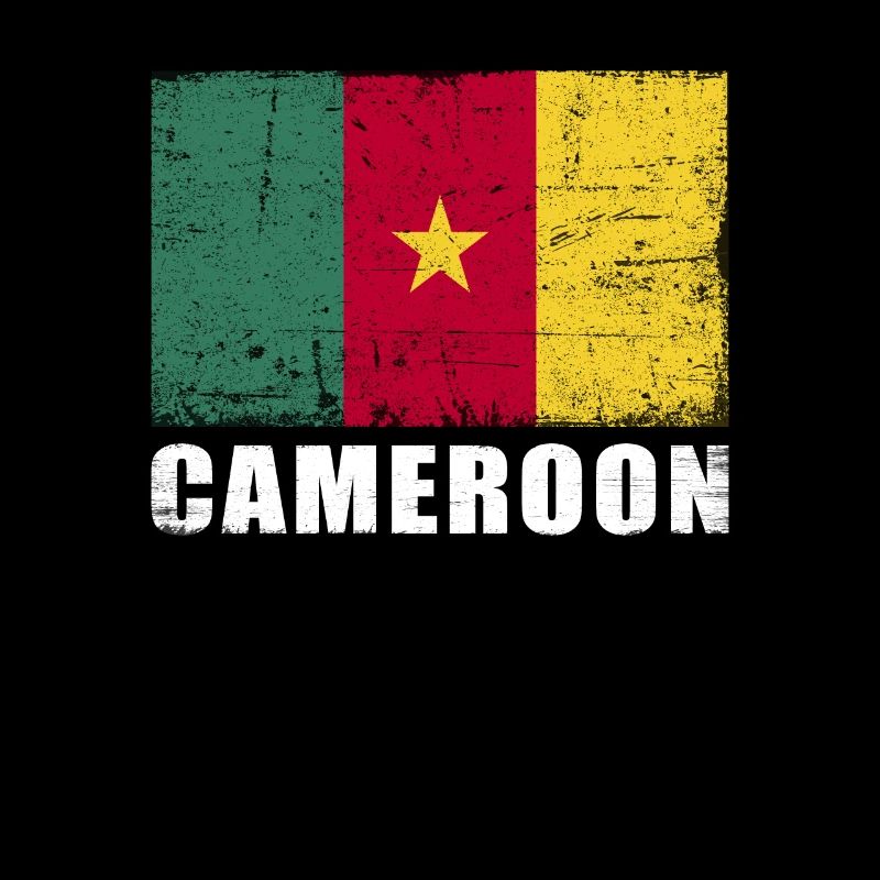 Cameroun Drapeau Grunge Cameroun Drapeau