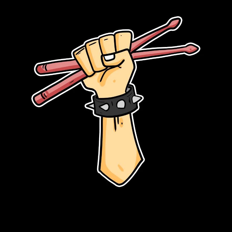 Drummer Schlagzeuger Drummer Sticks