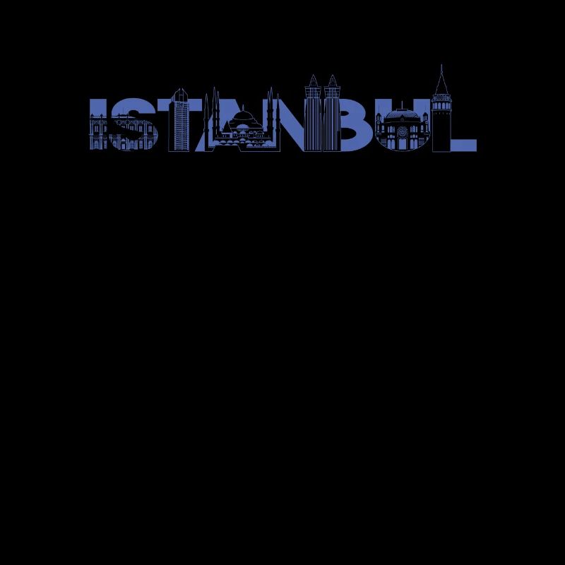 Chemise Istanbul Skyline