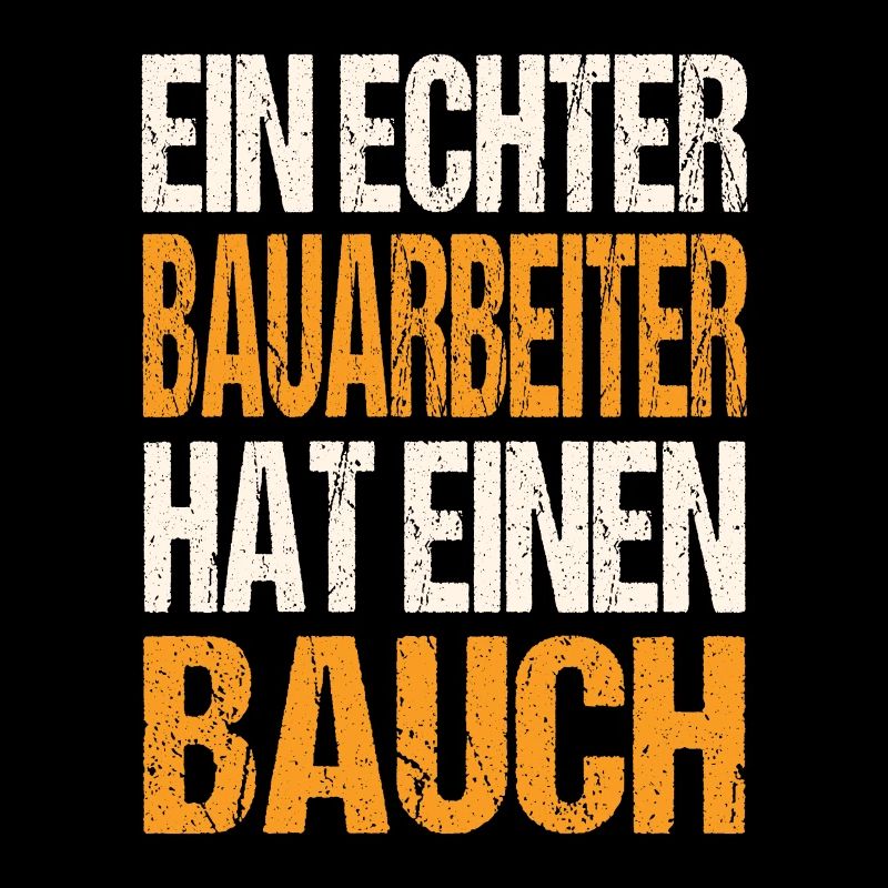 Ein Echter Bauarbeiter Hat Einen Bauch