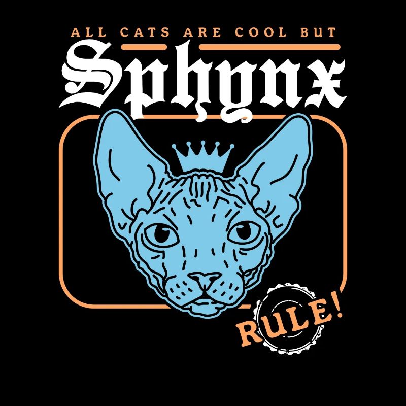 Sphynx Katze Katzenbesitzer Katzenhalter Geschenk
