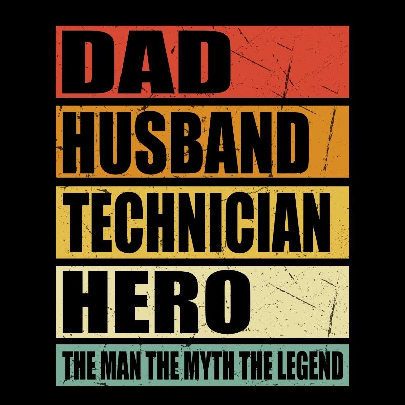 Vater Ehemann Techniker Held