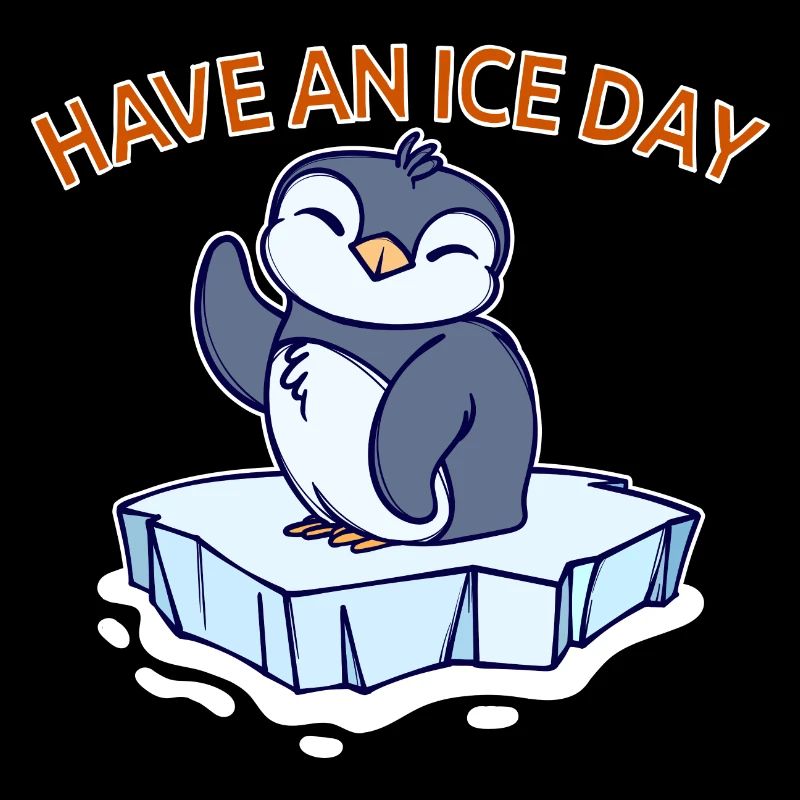 Antarctique Ice Cold Penguin Déclaration Oiseau de mer