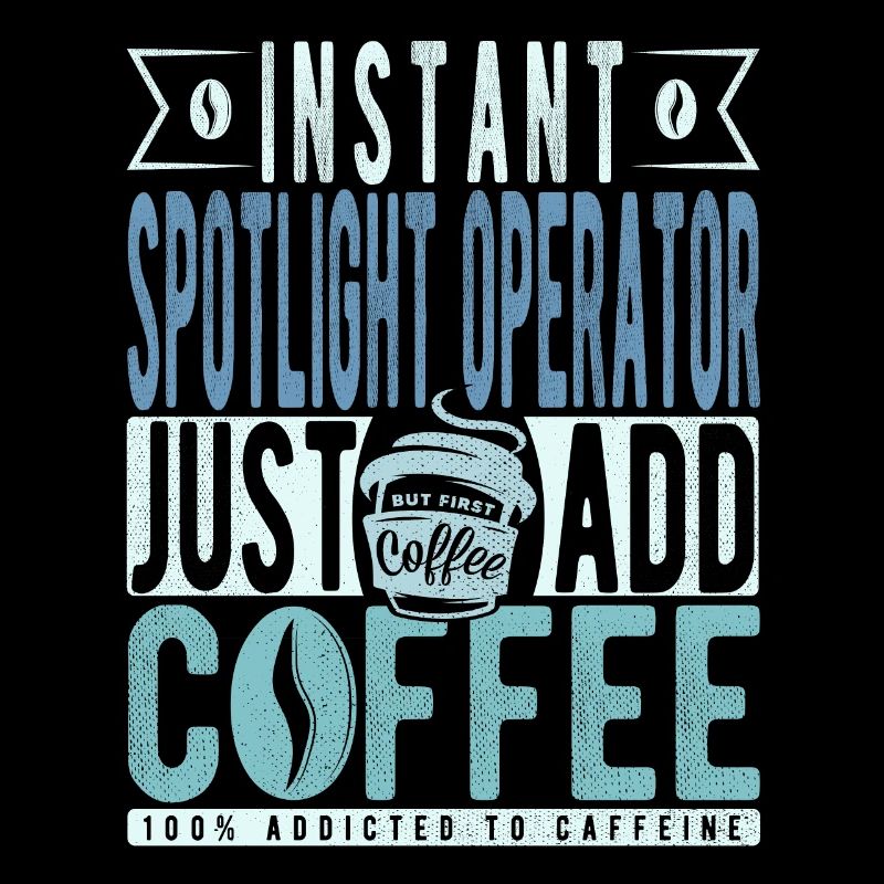 Spotlight -operator Kaffee Spruch