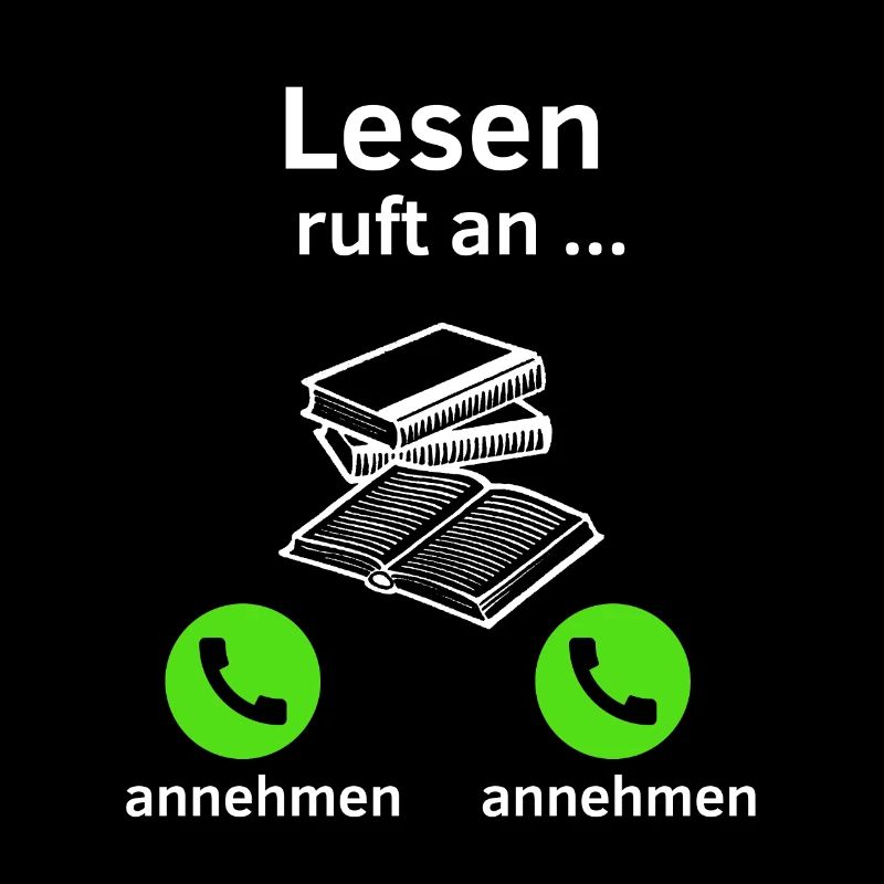 Lesen ruft an - annehmen oder annehmen?