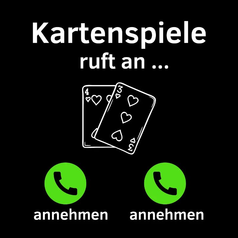 Kartenspiele ruft an - annehmen oder annehmen?