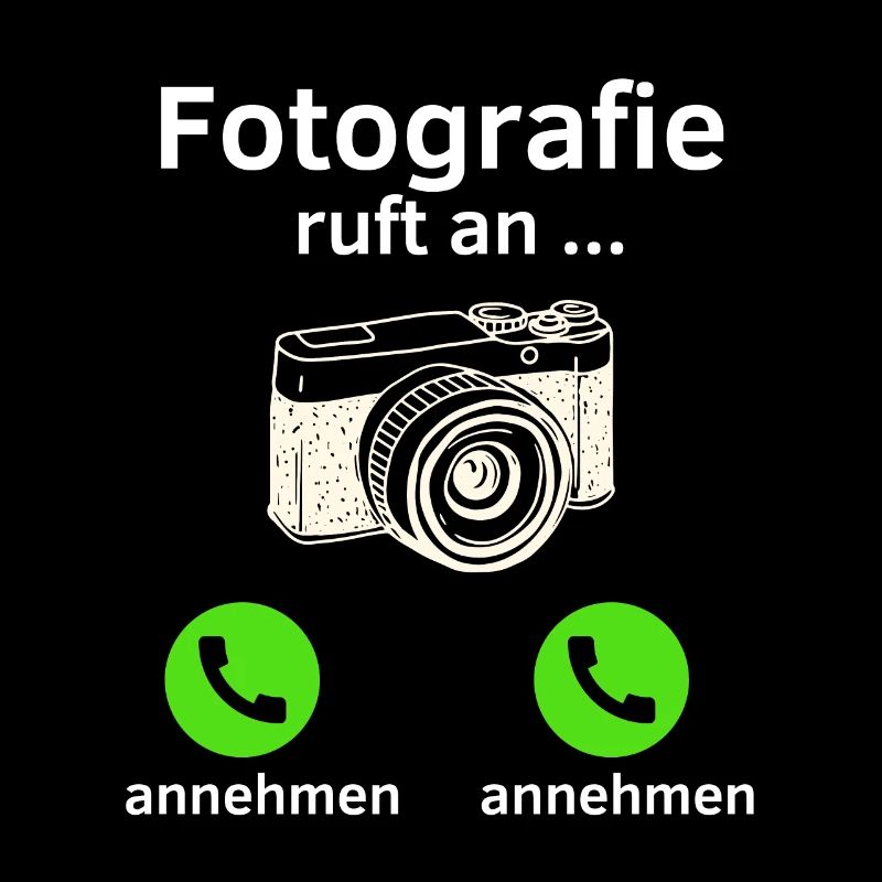 Fotografie ruft an - annehmen oder annehmen?