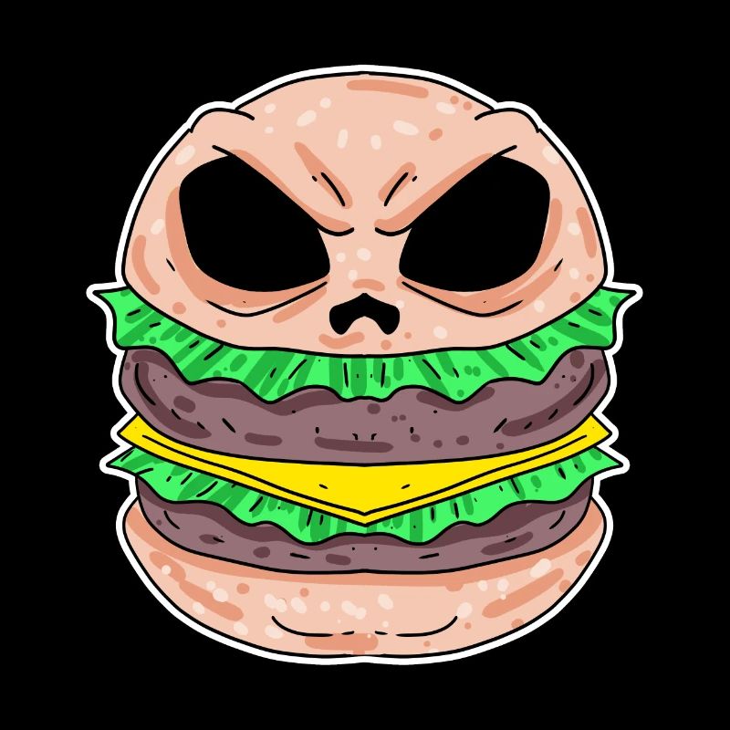 Schädel Burger
