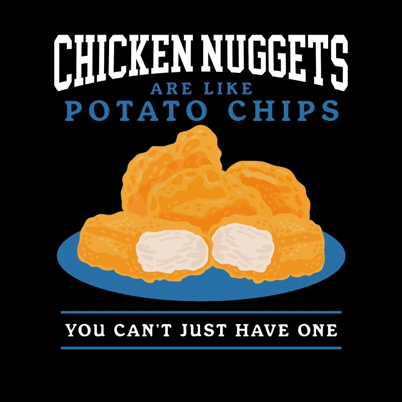 Pépites de poulet Restauration rapide | Cadeau Chicken Nuggets