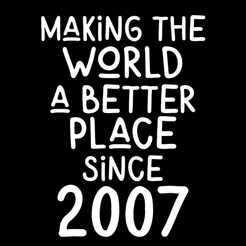Making the World a better place since 2007