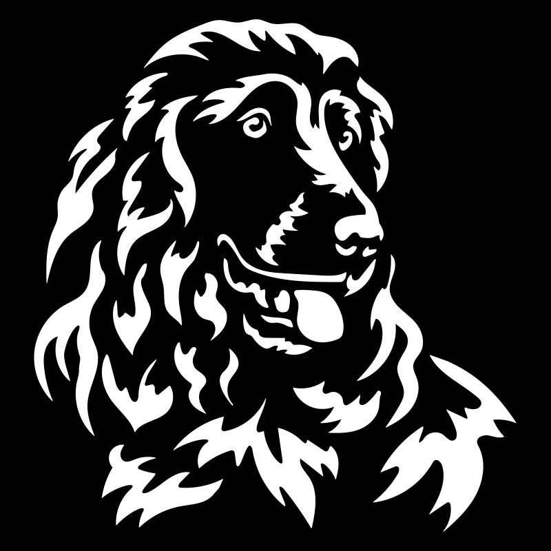 Cocker Spaniel Kopf "Black Edition"