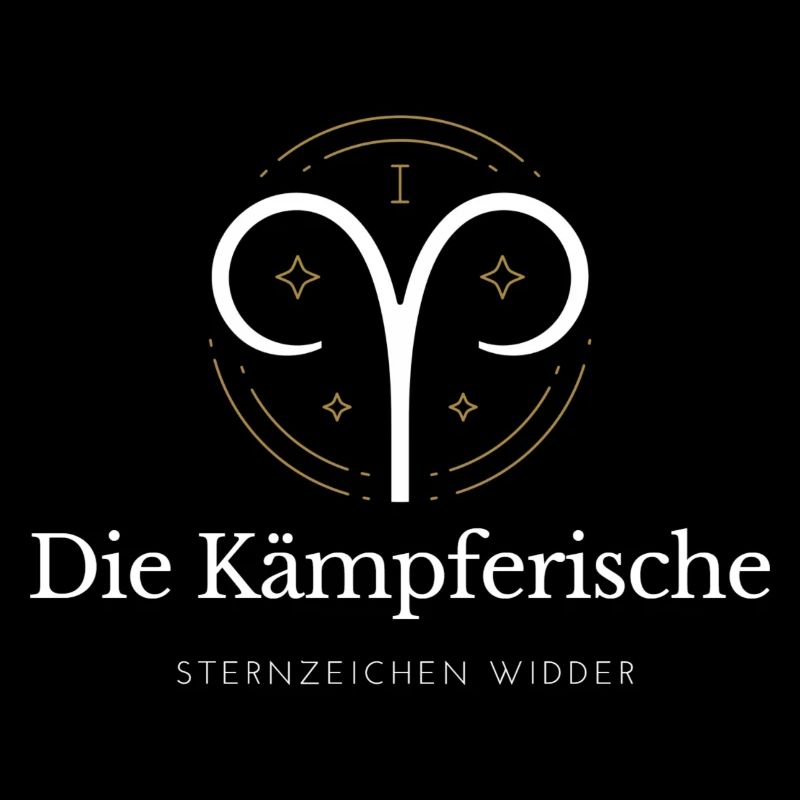 Widder Sternzeichen Logo Widder