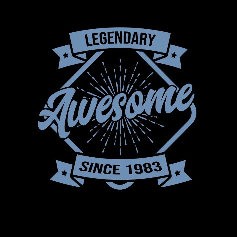 Legendary since Awesome since 1983 Birthday Legend