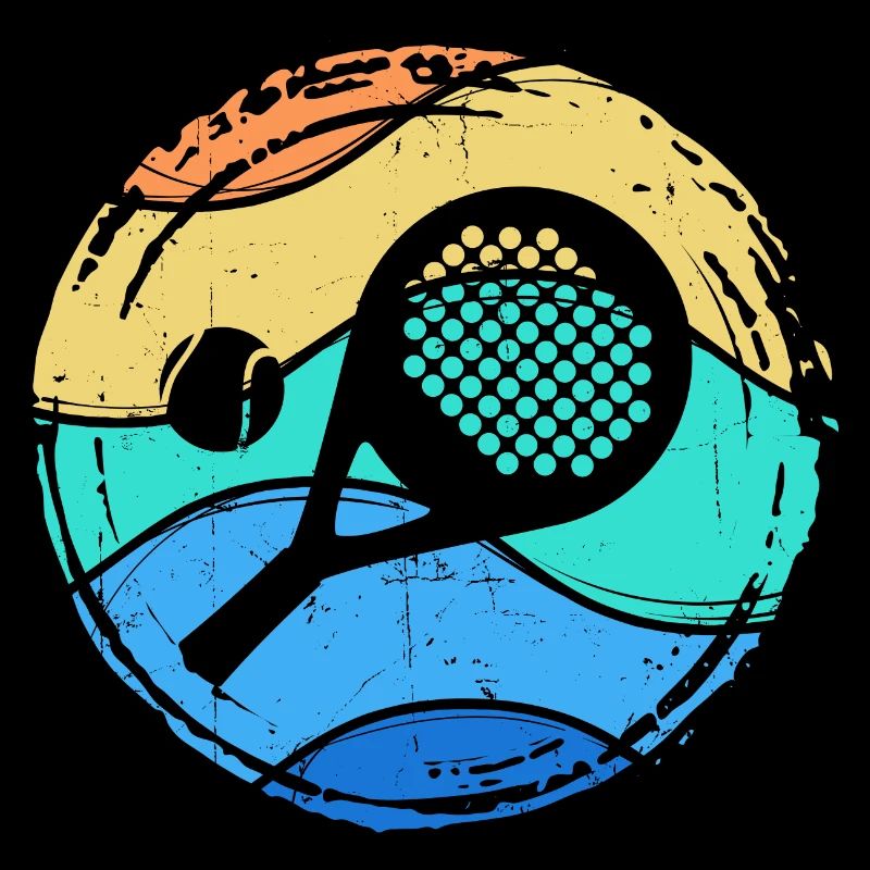 Padel Player Padel Game Setback Racket Ball