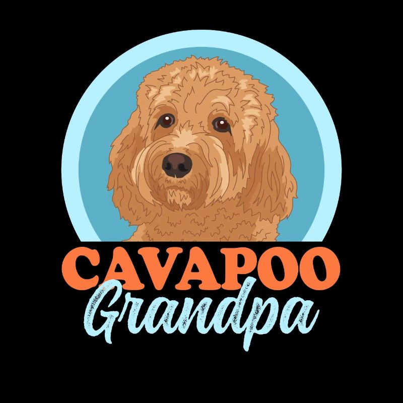 Cavapoo Grandpa Hundebesitzer Cavoodle Geschenk