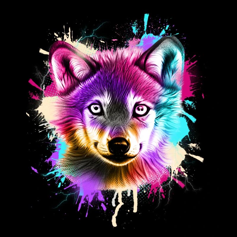 Kleiner Wolf Bunt