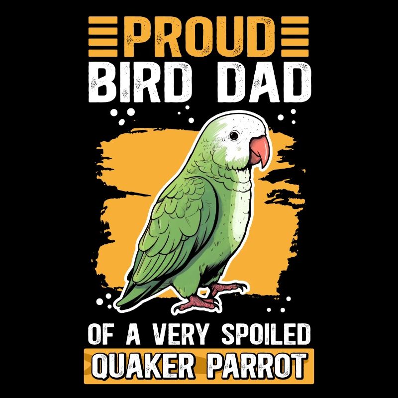 Moine Perruche Perroquets Papa Cadeau