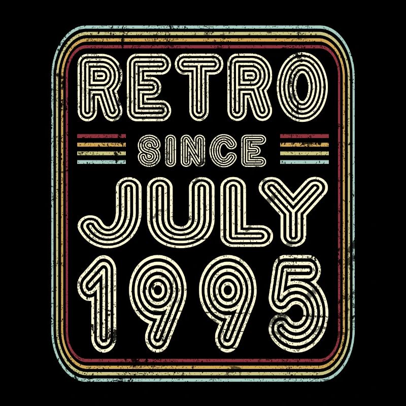 Geburtstag Juli 1995 Retro Geschenk