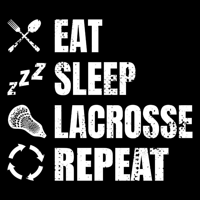 Lacrosse Spieler Routine