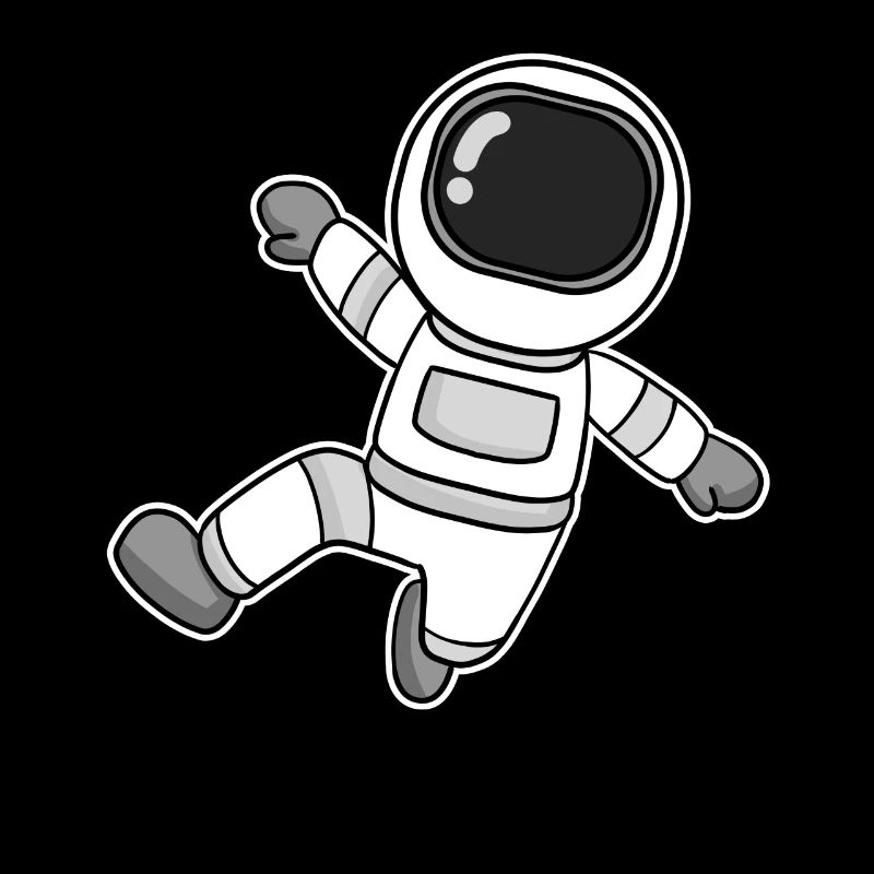 Astronaut motif space