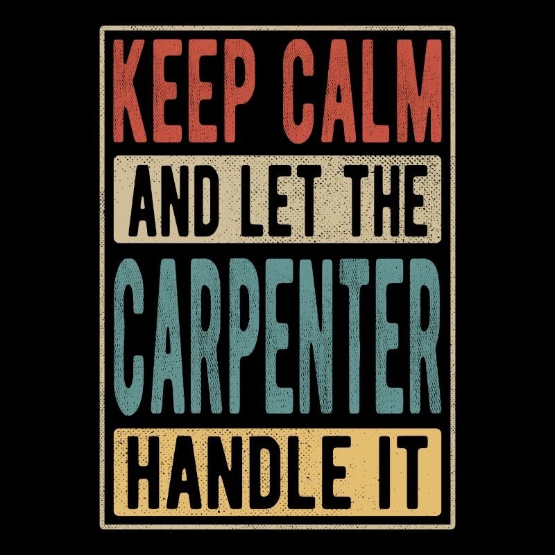 Cadeau rétro de charpentier