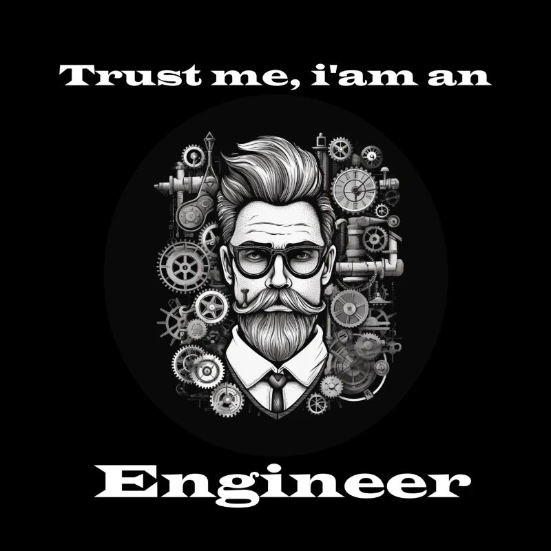 Trust me Engineer weiß