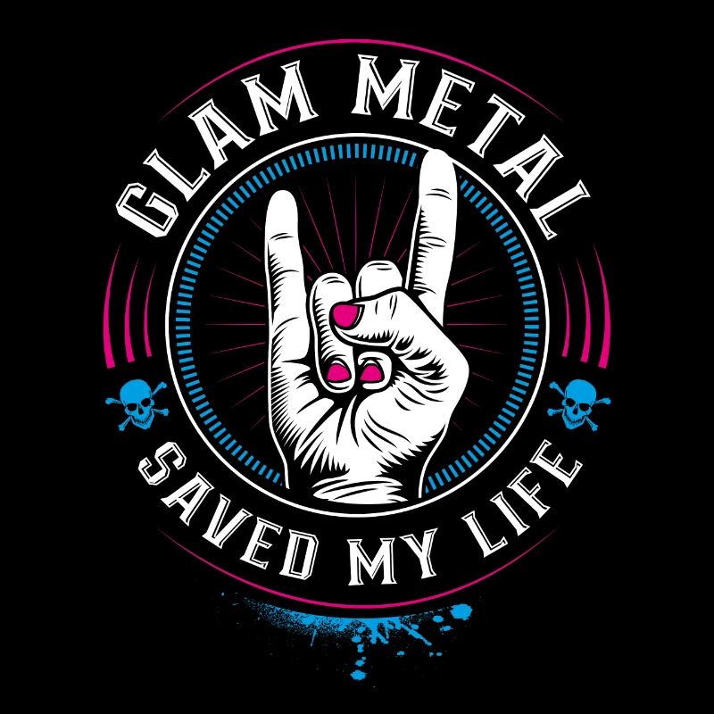 Glam Metal saved my Life - Mano cornut Devil Horns